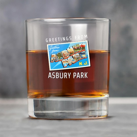Asbury Park New Jersey Nj Travel Postcard Rock Glasses