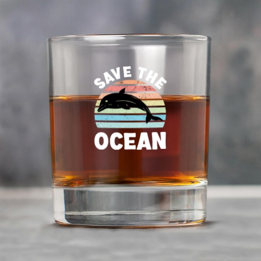 Save The Ocean Dolphin Rock Glasses