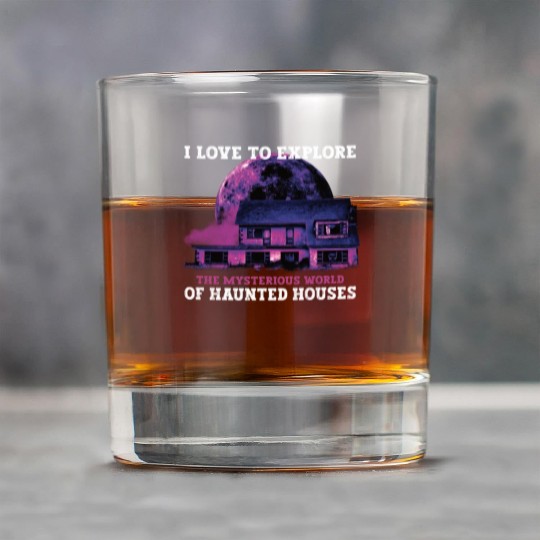 Horror Paranormal Haunted House Spooky Halloween Rock Glasses
