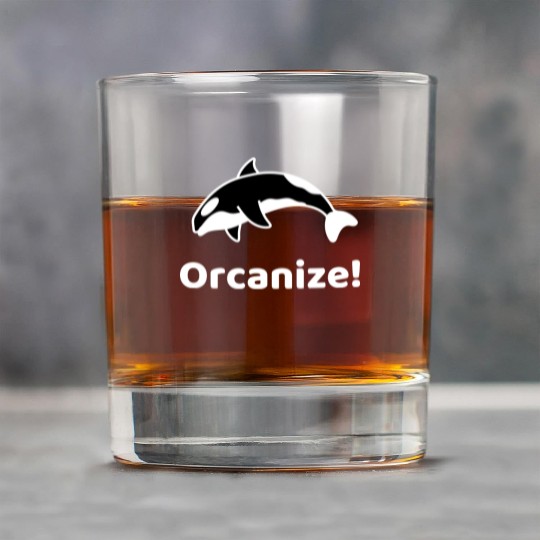 Orcanize Funny Team Orca Killer Whale Lover Gift Rock Glasses