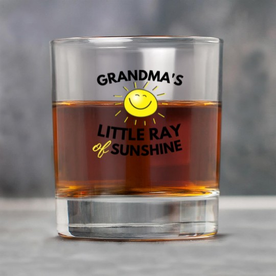 Grandma's Little Ray Of Sunshine Cute Baby Rock Glasses