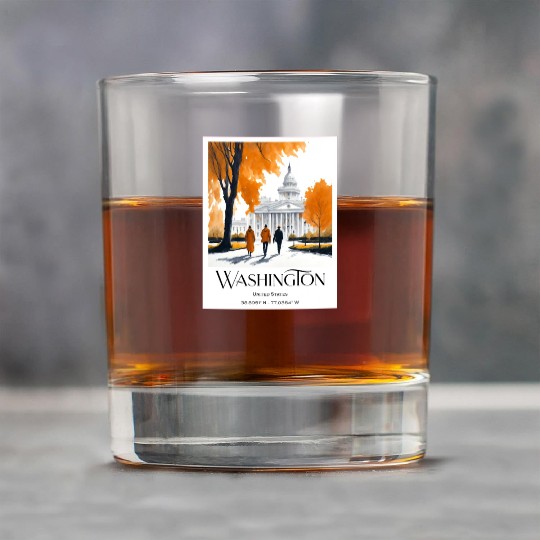 Watercolor painting loving couple in Washington DC Rock Glasses