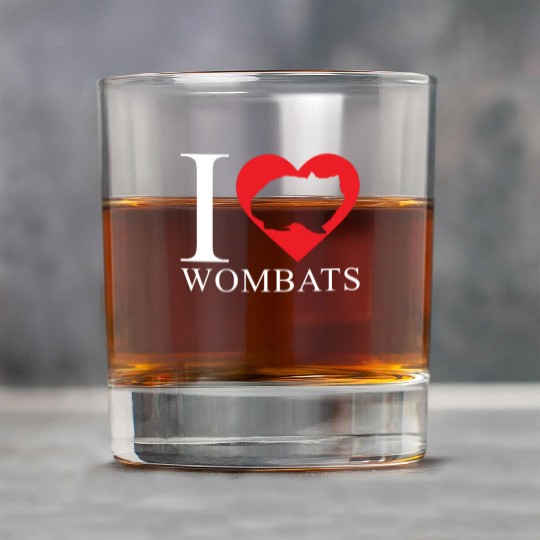 Wombat Love Rock Glasses