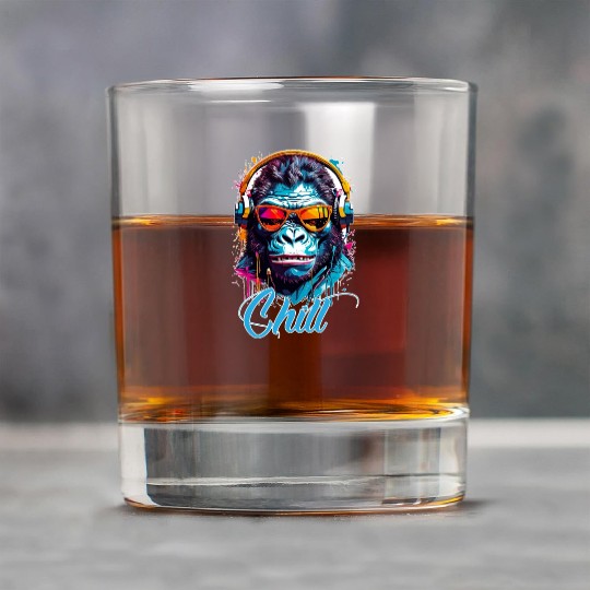 Chill Gorilla Rock Glasses