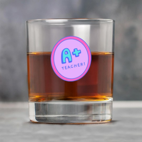 A Plus Teacher A Gift For The Best Teacher Rock Glasses