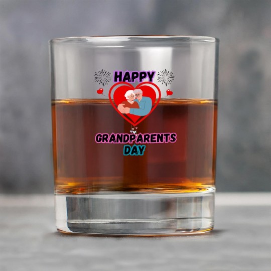 Happy Grandparents Day Rock Glasses