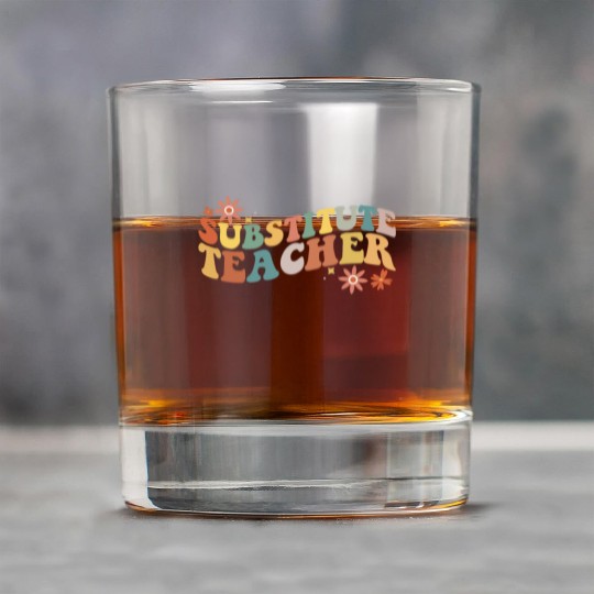 Substitute Teacher Back To School Sub Teacher Rock Glasses