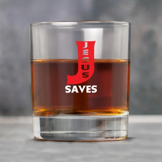Jesus Saves Love Jesus Christian Christmas Rock Glasses