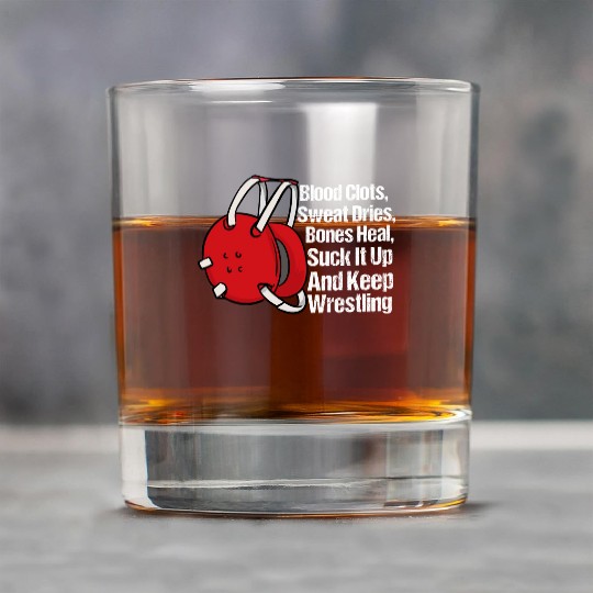 Keep Wrestling Rock Glasses