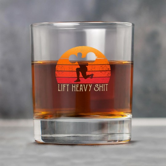 Lift Heavy Gym Clothing Retro Bodybuilding Leg Day Rock Glasses