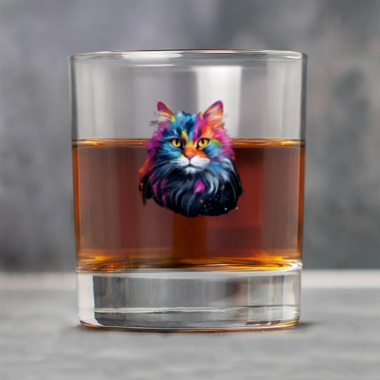 Persian Cat Animal Lover Gift Rock Glasses