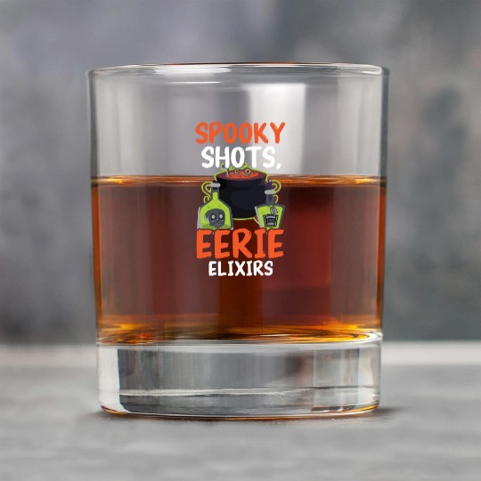 Spooky Shots Eerie Elixirs Bartender Halloween Rock Glasses