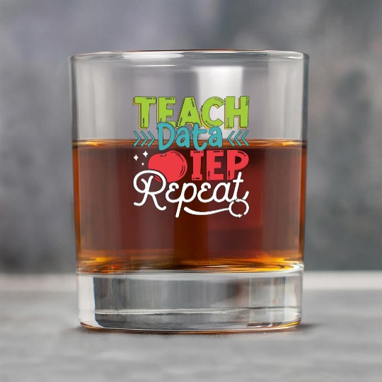 IEP Teach Data IEP Repeat Educator Sped Teacher Rock Glasses