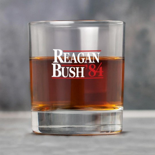 Reagan Bush 1984 V2 Rock Glasses
