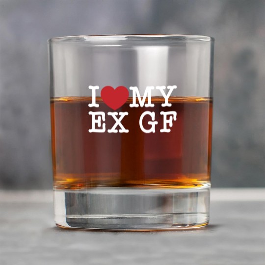 Funny I Love My Ex GF, I Love My Ex Girlfriend Rock Glasses