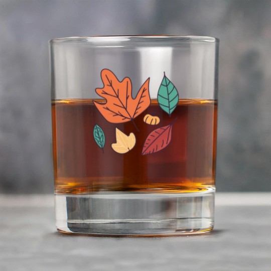 Fall Leaves Embrace the Beauty of Autumn Rock Glasses