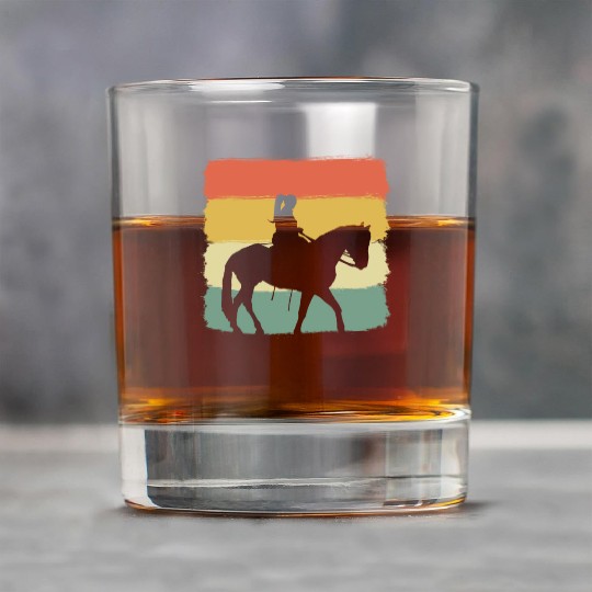 Equestrian Horse Rider Rock Glasses