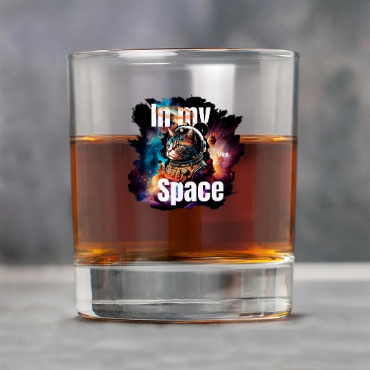 In my Mind Space Cat Astronaut Animal Pets Lover Rock Glasses