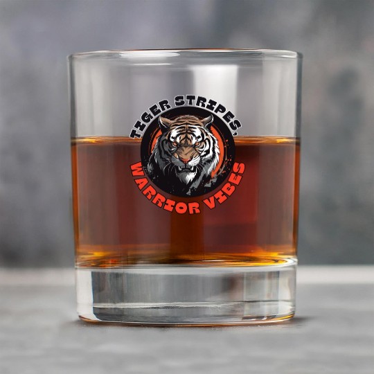 Tiger Stripes Warrior Vibes Rock Glasses