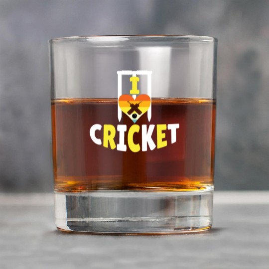 I Love Cricket Rock Glasses