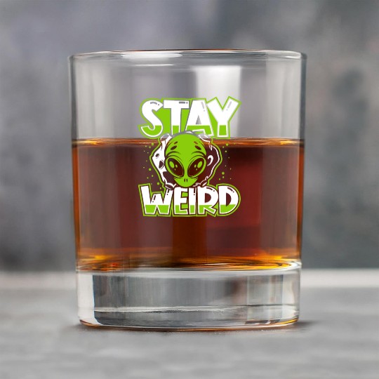 Stay Weird Extraterrestrial Ufo Conspiracy Alien Rock Glasses