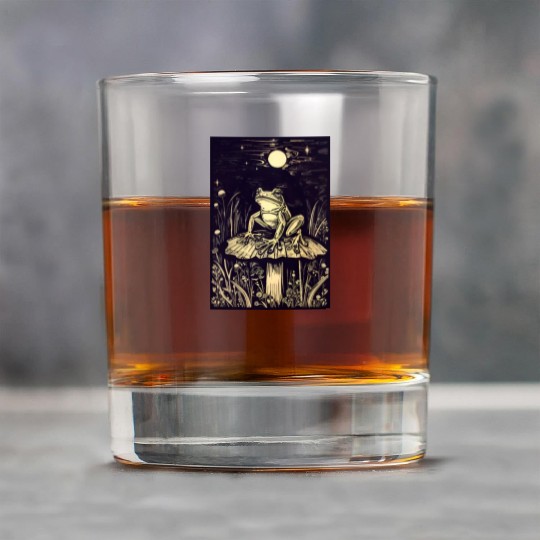 Starry night frog Rock Glasses