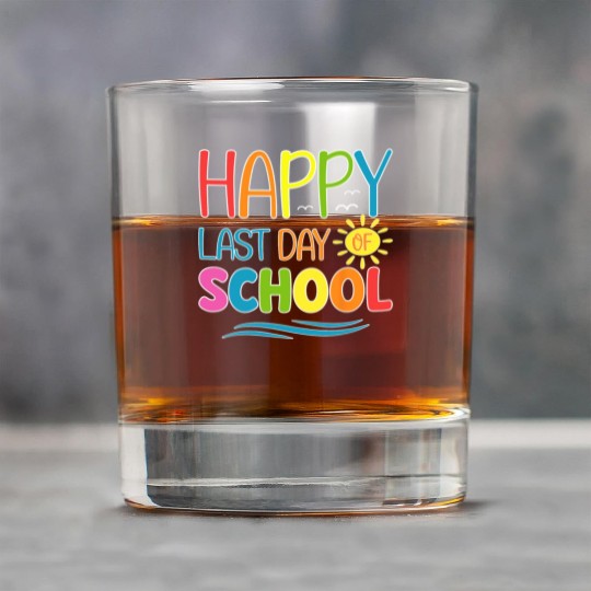 Happy Last Day Of School Teacher Student Rock Glasses