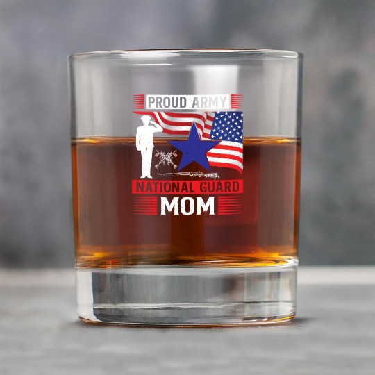 Proud Army National Guard Mom Rock Glasses