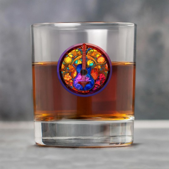 I Love Stained Glass Art and Guitar Designs - Holy Rock Glasses