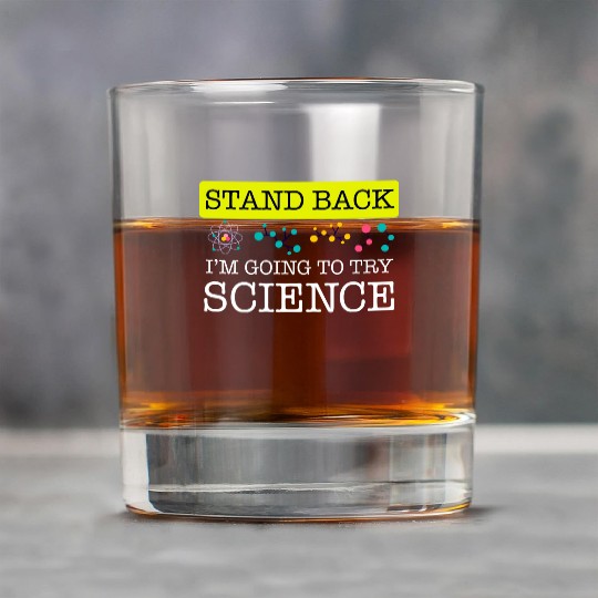 Stand Back I m Going To Try Science Nerd Geek Rock Glasses