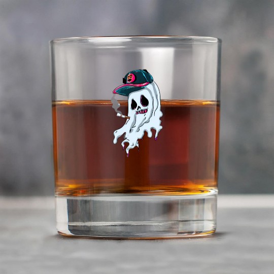 Ghost with cap Rock Glasses