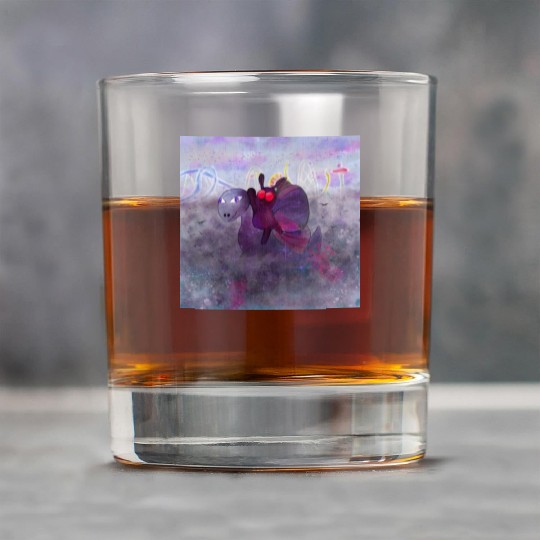 Mothman and Bessie the Lake Erie Monster's Vacay Rock Glasses