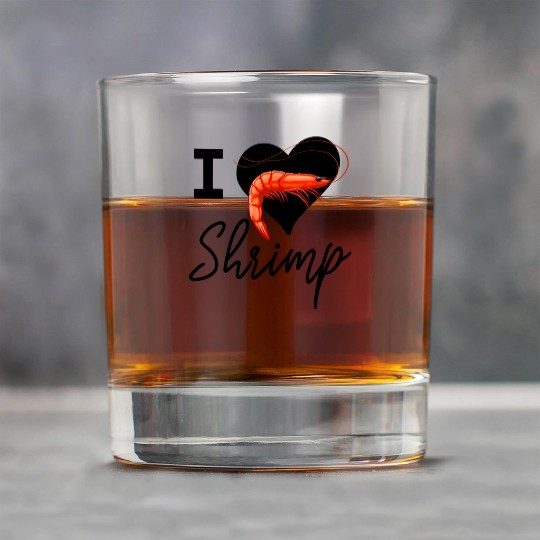 I Love Shrimp Rock Glasses