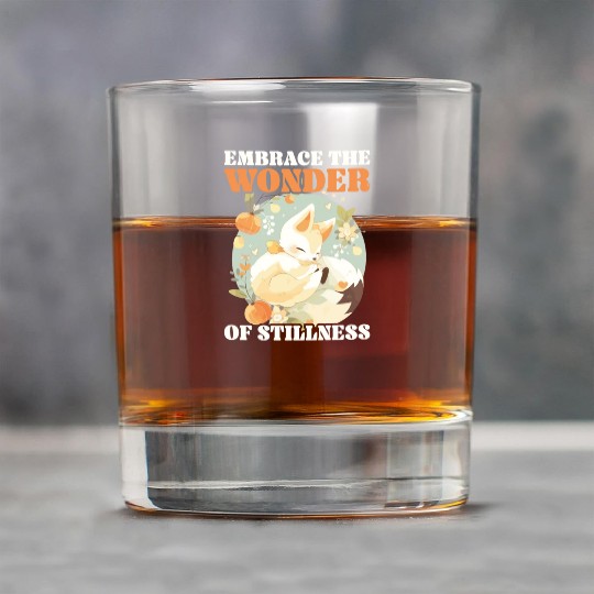 Sleeping Fox Sleepyhead Napping Sleep Fox Lover Rock Glasses