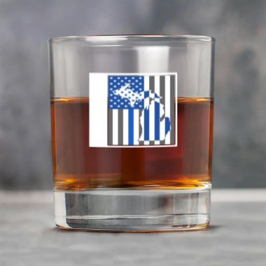 Police Rock Glasses, Michigan State Police Rock Glasses, Detroit