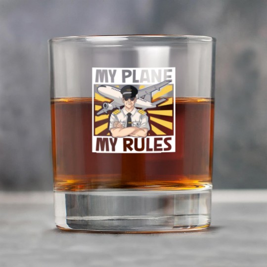 Pilot Aviation Airplane Airline Future Pilots Rock Glasses