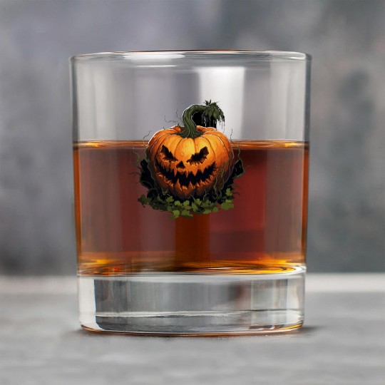 Halloween - Jack-O-Lantern Rock Glasses