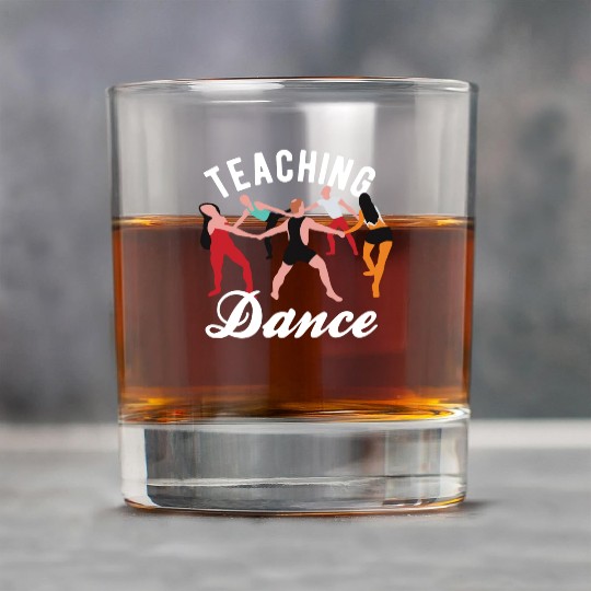 Dance Teacher Teaching Dance Rock Glasses