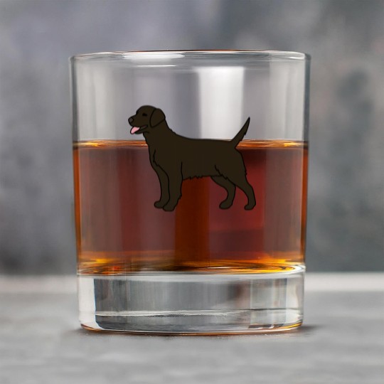 Chocolate Labrador Gift For Dog Lover Rock Glasses