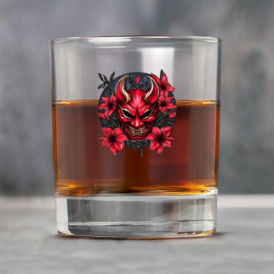 Hannya Red Lily Rock Glasses