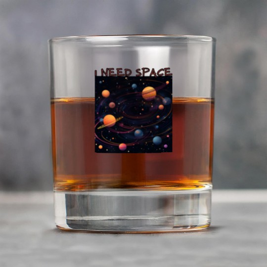 i need space, planets constellation Rock Glasses