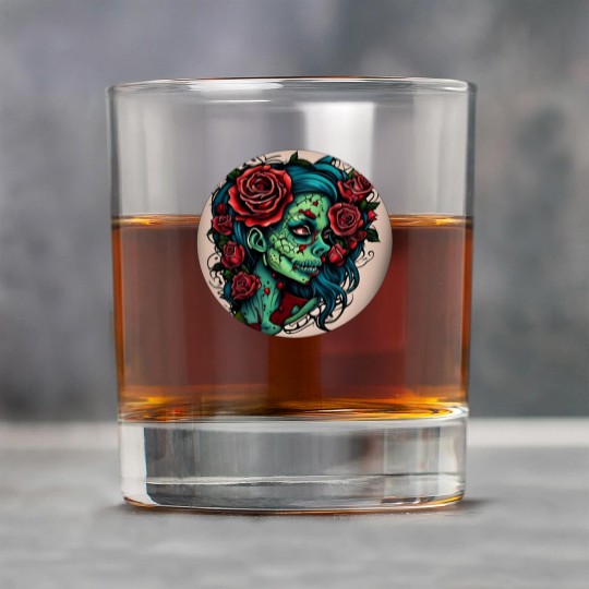 Zombie Girl / Halloween / creepy / green / Comic Rock Glasses