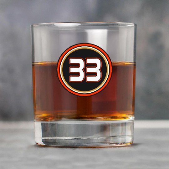 Jakob Silfverberg Number 33 Jersey Anaheim Ducks Rock Glasses