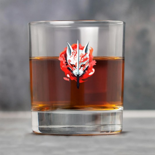 Fox Maske Kitsune Japan Anime Kumiho Samurai Rock Glasses