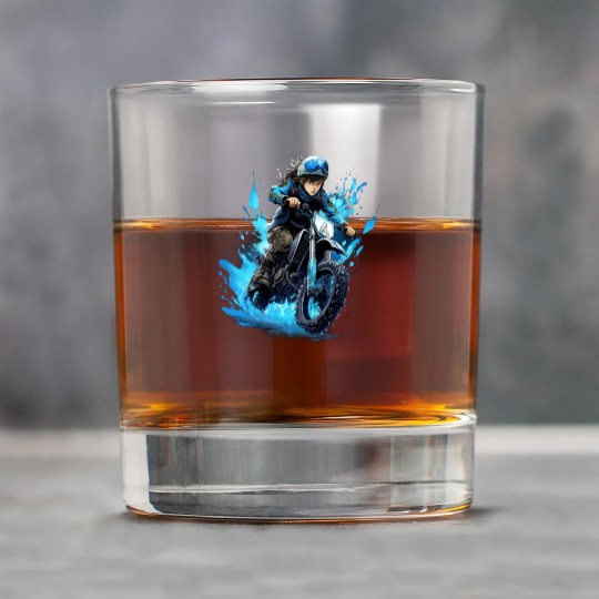 Dirt Bike Anime Ice Racing Motorcycle Ice Racer Rock Glasses