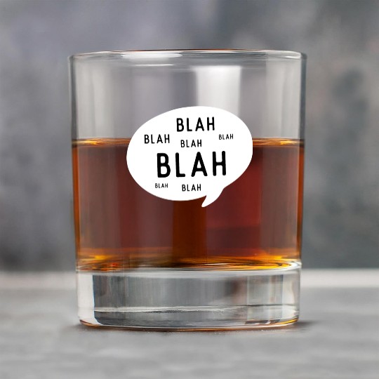 Blah Blah Blah Light Rock Glasses