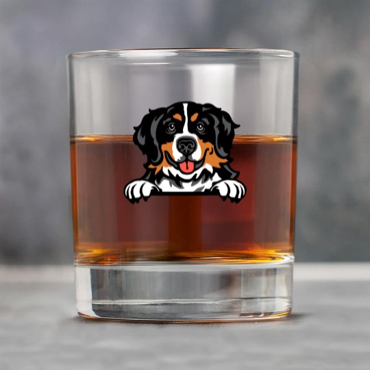 Bernese Mountain Dog Rock Glasses