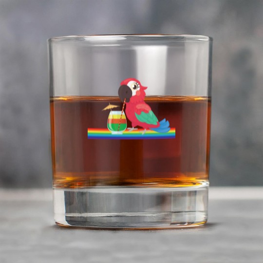 parrot bird of jimmy buffett Rock Glasses