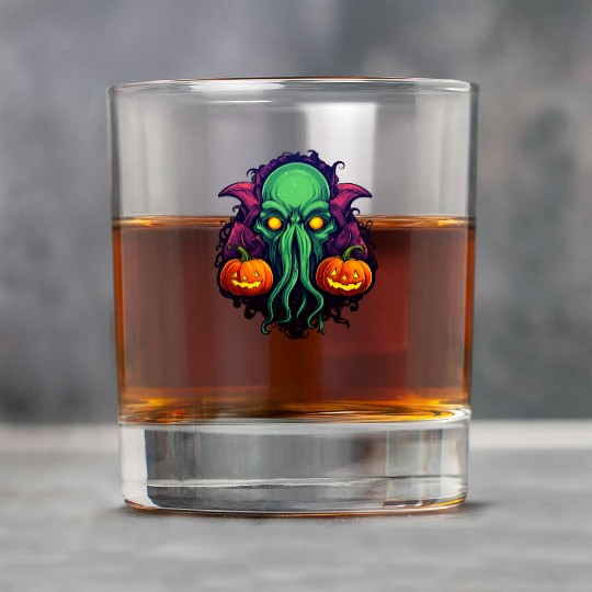 Halloween with Cthulhu Rock Glasses