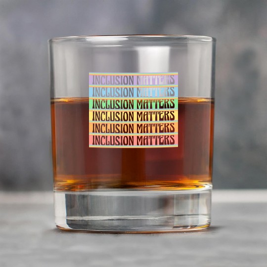 Inclusion Matters Kindness Diversity Awareness Rock Glasses